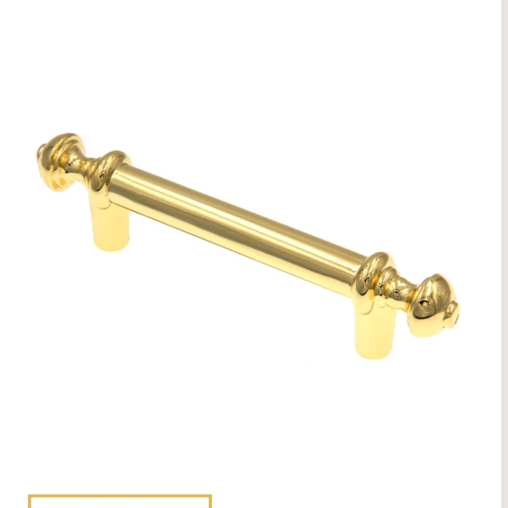 AMEROCK (6)Polished Brass Furniture Pulls Item#BP761-3 New in OriginalPackaging